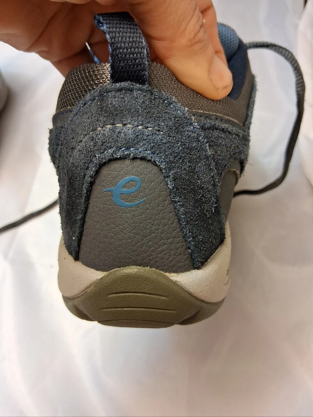 Easy Spirit Exploremap Walking Shoes Navy Blue Mesh Sneaker Women's Size 8M